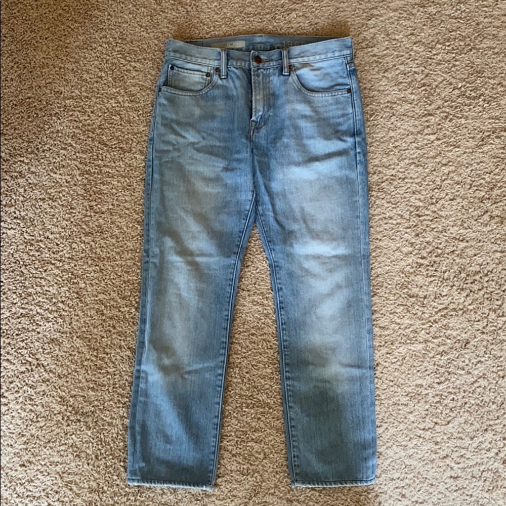 Gap Mens Slim Fit Jeans 31x30 Light Wash